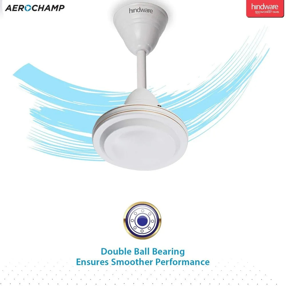 Electricity Hindware Snowcrest Zeel 1200mm Ceiling Fan (Natural White), Power: 75wt Electricity Hindware Snowcrest Zeel 1200mm Ceiling Fan (Natural White), Power: 75wt